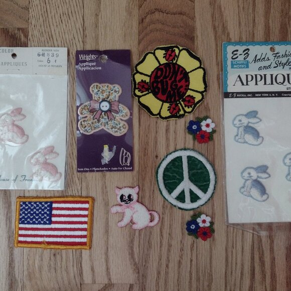 Variety of 1970s patches, many NWT - Picture 1 of 13
